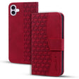 For iPhone 16 Plus Business Diamond Buckle Leather Phone Case with Lanyard(Wine Red) - free shipping - PMC TechLife - Order now!