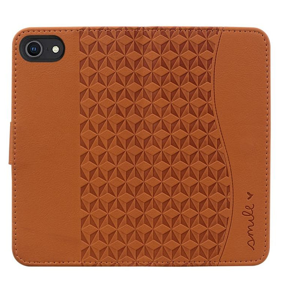For iPhone 16e Business Diamond Buckle Leather Phone Case with Lanyard(Brown)