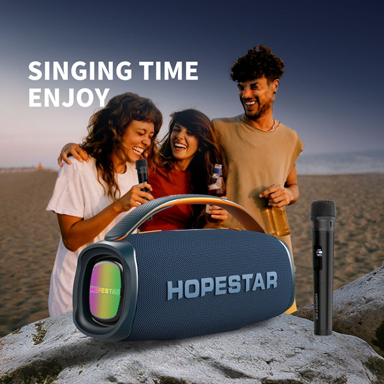 HOPESTAR A40 80W Outdoor Portable Wireless Bluetooth Speaker(Black)