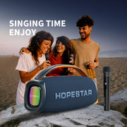 HOPESTAR A40 80W Outdoor Portable Wireless Bluetooth Speaker(Black)