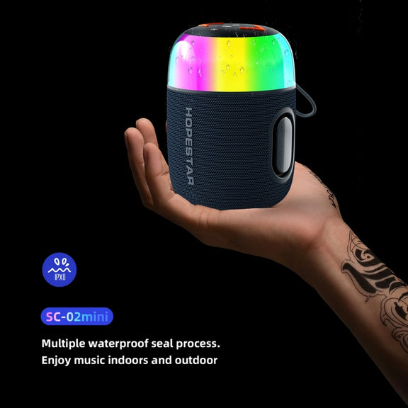 HOPESTAR SC-02 10W Portable Mini Wireless Bluetooth Speaker(Blue)