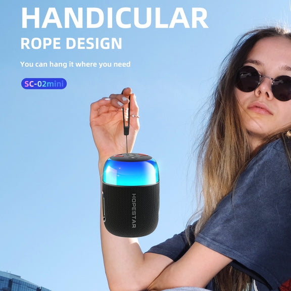 HOPESTAR SC-02 10W Portable Mini Wireless Bluetooth Speaker(Dark Blue)