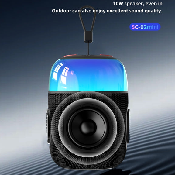 HOPESTAR SC-02 10W Portable Mini Wireless Bluetooth Speaker(Pink)