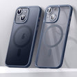 For iPhone 15 Plus SULADA Magsafe Magnetic Matte PC + TPU Phone Case(Titanium Blue) - free shipping - PMC TechLife - Order now!