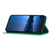 For Honor Magic6 Pro 5G Global Embossed Butterfly Leather Phone Case(Green)