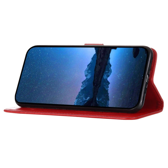 For Honor Magic6 Pro 5G Global Embossed Butterfly Leather Phone Case(Red)