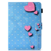 For 10 inch Universal Colored Drawing Stitching Leather Tablet Case(Love)