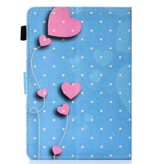 For 10 inch Universal Colored Drawing Stitching Leather Tablet Case(Love)