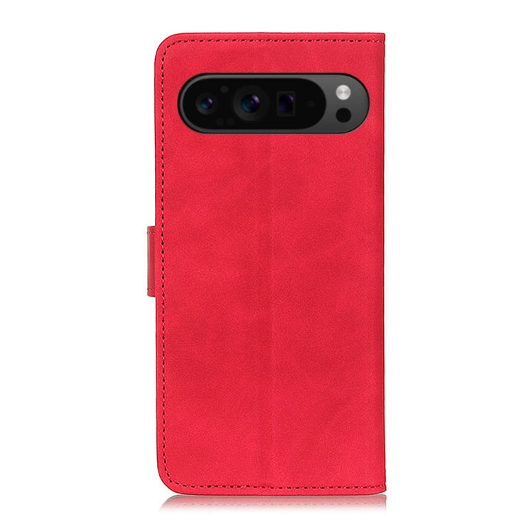 For Google Pixel 9 Pro KHAZNEH Retro Texture Flip Leather Phone Case(Red)