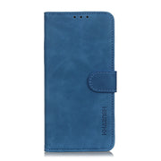 For Google Pixel 9 Pro KHAZNEH Retro Texture Flip Leather Phone Case(Blue)