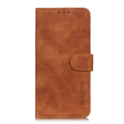 For Google Pixel 9 Pro KHAZNEH Retro Texture Flip Leather Phone Case(Brown)
