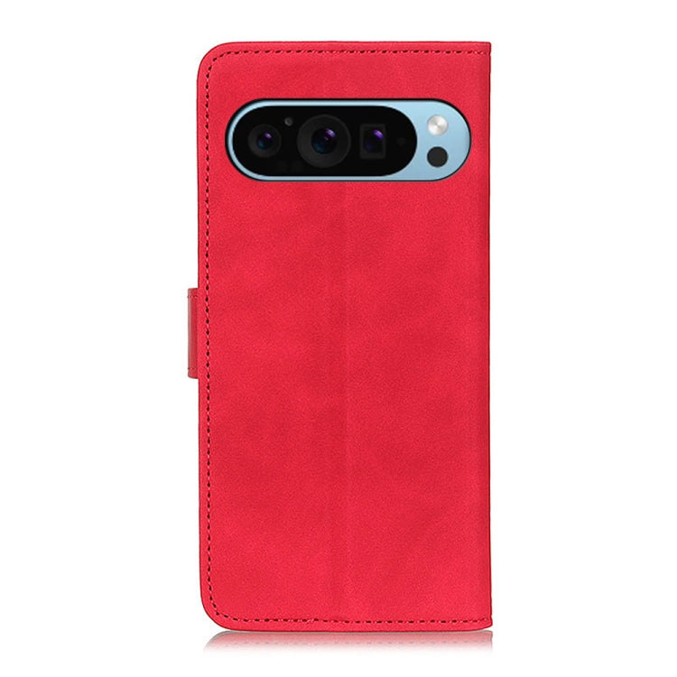 For Google Pixel 10 / 9 KHAZNEH Retro Texture Flip Leather Phone Case(Red)