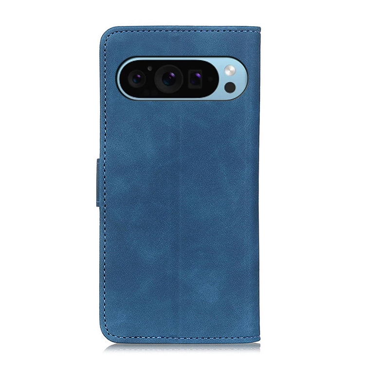 For Google Pixel 9 KHAZNEH Retro Texture Flip Leather Phone Case(Blue)