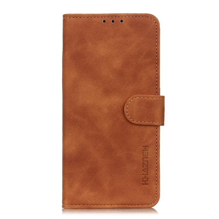 For Google Pixel 10 / 9 KHAZNEH Retro Texture Flip Leather Phone Case(Brown)