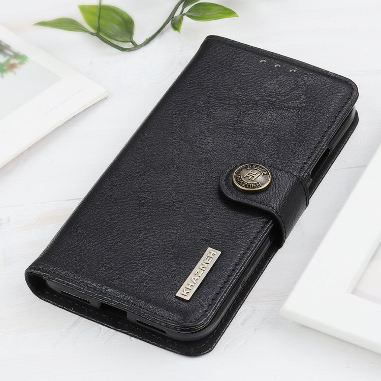 For Google Pixel 10 / 9 KHAZNEH Cowhide Texture Horizontal Flip Leather Phone Case(Black)