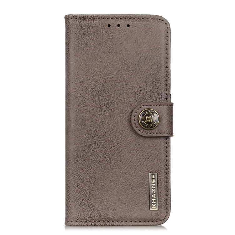 For Google Pixel 9 KHAZNEH Cowhide Texture Horizontal Flip Leather Phone Case(Khaki)