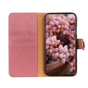 For Google Pixel 10 Pro / 9 Pro KHAZNEH Cowhide Texture Horizontal Flip Leather Phone Case(Pink)