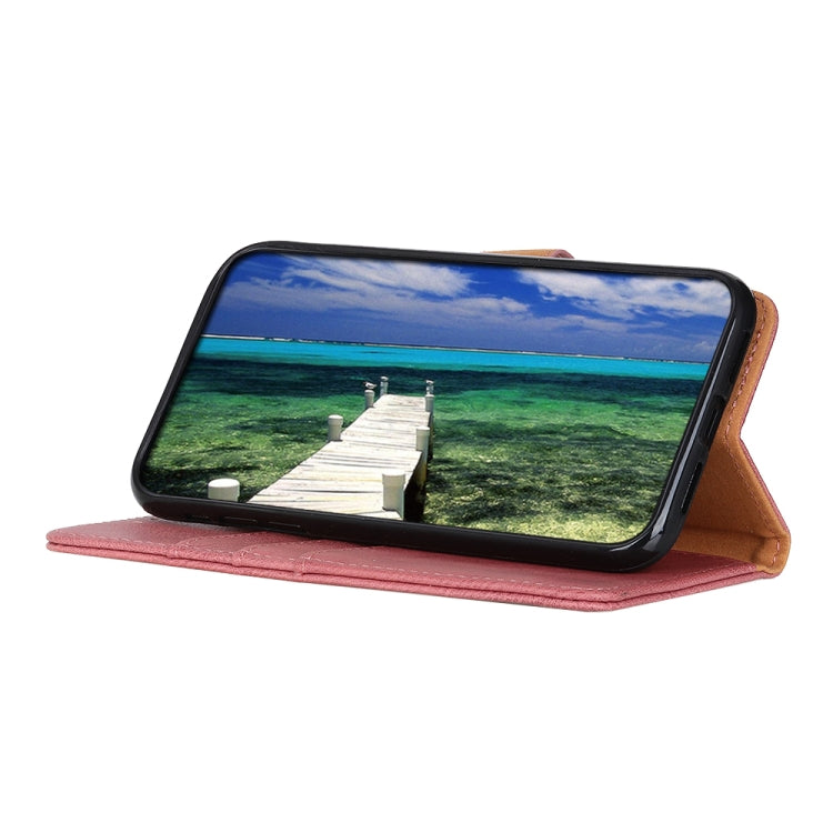 For Google Pixel 10 Pro / 9 Pro KHAZNEH Cowhide Texture Horizontal Flip Leather Phone Case(Pink)