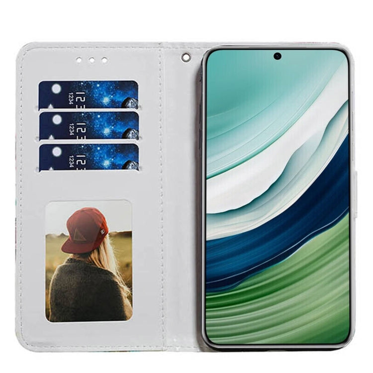 For Honor 90 Lite Painted Pattern Horizontal Flip Leather Phone Case(Marble)