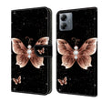 For Motorola Moto G14 Crystal 3D Shockproof Protective Leather Phone Case(Pink Diamond Butterfly) - Motorola Cases by PMC TechLife | Online Shopping South Africa | PMC TechLife | Buy Now Pay Later Mobicred