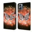 For Motorola Moto G14 Crystal 3D Shockproof Protective Leather Phone Case(Crystal Butterfly) - Motorola Cases by PMC TechLife | Online Shopping South Africa | PMC TechLife | Buy Now Pay Later Mobicred