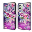 For Motorola Moto G54 Crystal 3D Shockproof Protective Leather Phone Case(Butterfly) - Motorola Cases by PMC TechLife | Online Shopping South Africa | PMC TechLife | Buy Now Pay Later Mobicred
