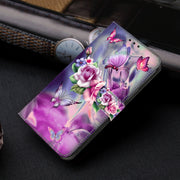 For Motorola Moto G Play 2024 Crystal 3D Shockproof Protective Leather Phone Case(Butterfly)