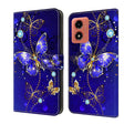 For Motorola Moto G Play 2024 Crystal 3D Shockproof Protective Leather Phone Case(Diamond Butterfly) - Motorola Cases by PMC TechLife | Online Shopping South Africa | PMC TechLife | Buy Now Pay Later Mobicred