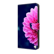 For Motorola Moto G04 Crystal 3D Shockproof Protective Leather Phone Case(Pink Petals)