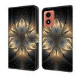 For Motorola Moto G04 Crystal 3D Shockproof Protective Leather Phone Case(Luminous Building) - Motorola Cases by PMC TechLife | Online Shopping South Africa | PMC TechLife | Buy Now Pay Later Mobicred