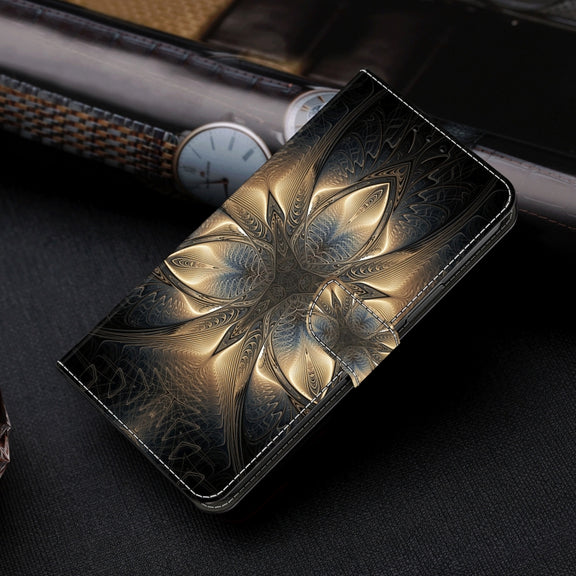 For Motorola Moto G04 Crystal 3D Shockproof Protective Leather Phone Case(Luminous Building)