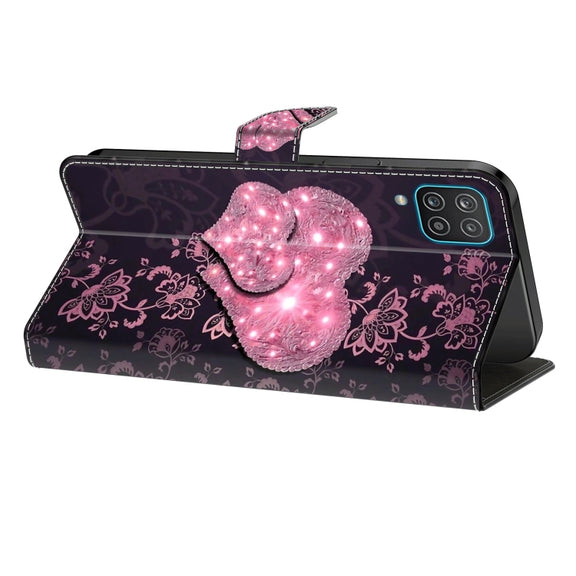 For Motorola Moto G04 Crystal 3D Shockproof Protective Leather Phone Case(Lace Love)