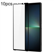 For Sony Xperia 5 V 10pcs DUX DUCIS 0.33mm 9H Medium Alumina Tempered Glass Film
