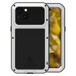 For iPhone 15 LOVE MEI Metal Shockproof Life Waterproof Dustproof Phone Case(Silver) - free shipping - PMC TechLife - Order now!