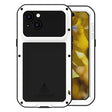 For iPhone 15 LOVE MEI Metal Shockproof Life Waterproof Dustproof Phone Case(White) - free shipping - PMC TechLife - Order now!