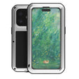 For iPhone 16 LOVE MEI Metal Shockproof Life Waterproof Dustproof Phone Case(Silver) - free shipping - PMC Jewellery - Order now!
