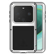 For Huawei Mate 60 Pro / 60 Pro+ LOVE MEI Metal Shockproof Life Waterproof Dustproof Phone Case(Silver) - free shipping - PMC TechLife - Order now!