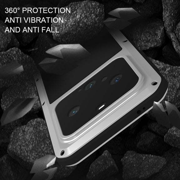 For Huawei Mate 60 Pro / 60 Pro+ LOVE MEI Metal Shockproof Life Water-resistant Dustproof Phone Case(Red)