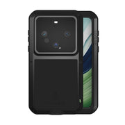 For Huawei Mate 60 LOVE MEI Metal Shockproof Life Water-resistant Dustproof Phone Case(Black)
