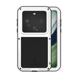 For Huawei Mate 60 LOVE MEI Metal Shockproof Life Waterproof Dustproof Phone Case(White) - Huawei Cases by LOVE MEI | Online Shopping South Africa | PMC TechLife | Buy Now Pay Later Mobicred