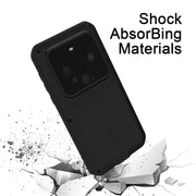 For Huawei Mate 60 LOVE MEI Metal Shockproof Life Water-resistant Dustproof Phone Case(Yellow)