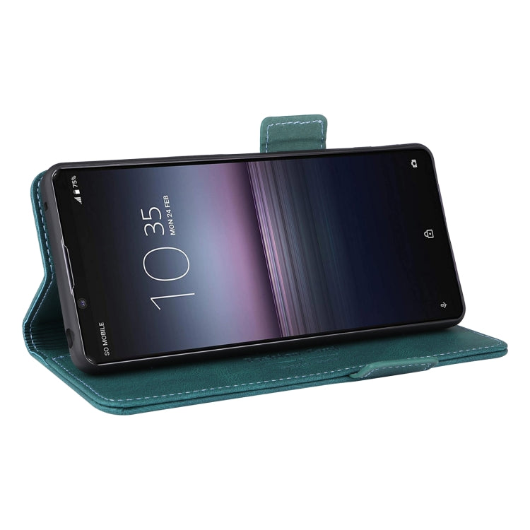 For Sony Xperia 1 VI 2024 Magnetic Clasp Leather Phone Case(Green)