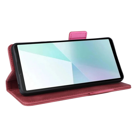 For Sony Xperia 10 VI 2024 Magnetic Clasp Leather Phone Case(Red)