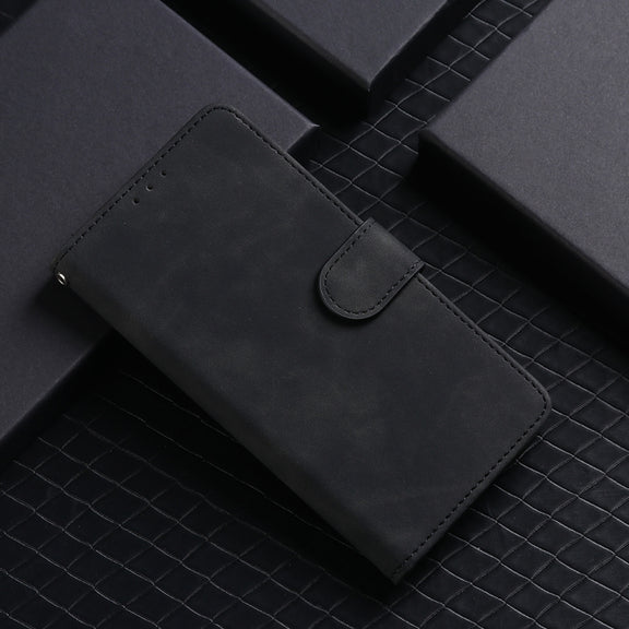 For Google Pixel 9 Pro Skin Feel Magnetic Flip Leather Phone Case(Black)