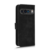 For Google Pixel 9 Pro Skin Feel Magnetic Flip Leather Phone Case(Black)