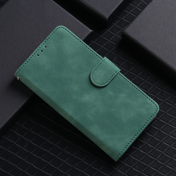 For Google Pixel 9 Pro Skin Feel Magnetic Flip Leather Phone Case(Green)