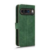 For Google Pixel 9 Pro Skin Feel Magnetic Flip Leather Phone Case(Green)