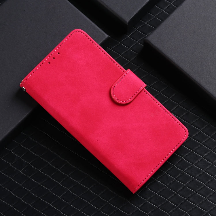 For Google Pixel 9 Pro Skin Feel Magnetic Flip Leather Phone Case(Rose Red)
