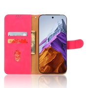 For Google Pixel 9 Pro Skin Feel Magnetic Flip Leather Phone Case(Rose Red)