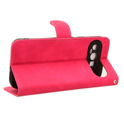 For Google Pixel 9 Pro Skin Feel Magnetic Flip Leather Phone Case(Rose Red)